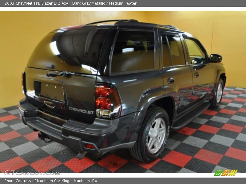 Dark Gray Metallic / Medium Pewter 2003 Chevrolet TrailBlazer LTZ 4x4