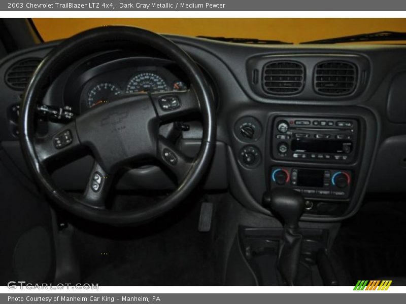 Dark Gray Metallic / Medium Pewter 2003 Chevrolet TrailBlazer LTZ 4x4