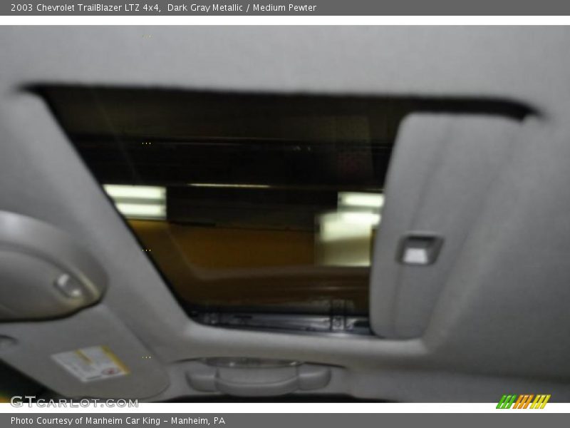 Dark Gray Metallic / Medium Pewter 2003 Chevrolet TrailBlazer LTZ 4x4