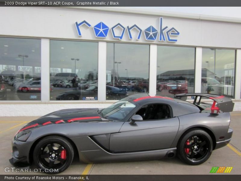 Graphite Metallic / Black 2009 Dodge Viper SRT-10 ACR Coupe