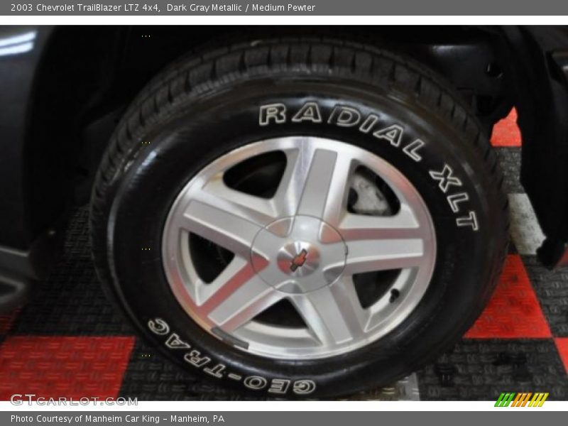 Dark Gray Metallic / Medium Pewter 2003 Chevrolet TrailBlazer LTZ 4x4