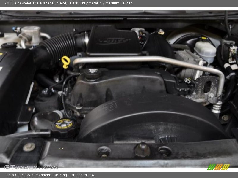 Dark Gray Metallic / Medium Pewter 2003 Chevrolet TrailBlazer LTZ 4x4