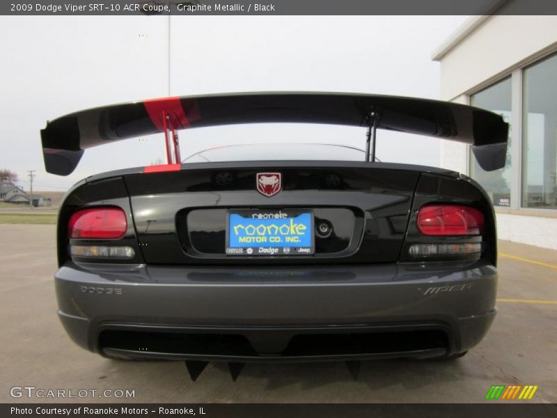 Graphite Metallic / Black 2009 Dodge Viper SRT-10 ACR Coupe