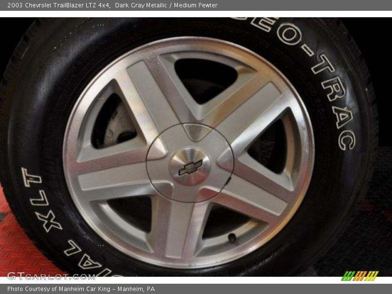 Dark Gray Metallic / Medium Pewter 2003 Chevrolet TrailBlazer LTZ 4x4