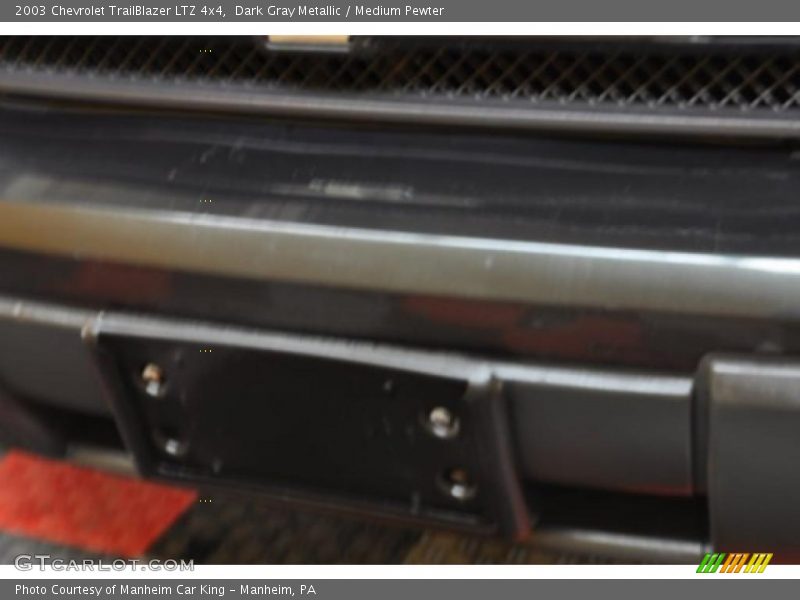 Dark Gray Metallic / Medium Pewter 2003 Chevrolet TrailBlazer LTZ 4x4