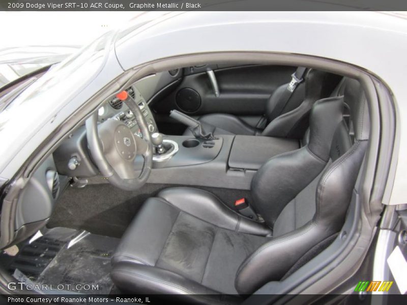  2009 Viper SRT-10 ACR Coupe Black Interior
