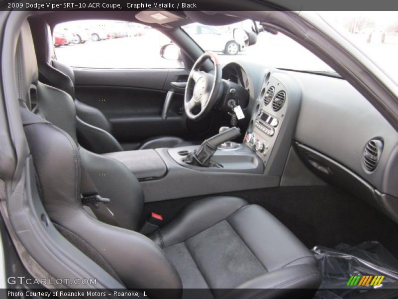  2009 Viper SRT-10 ACR Coupe Black Interior