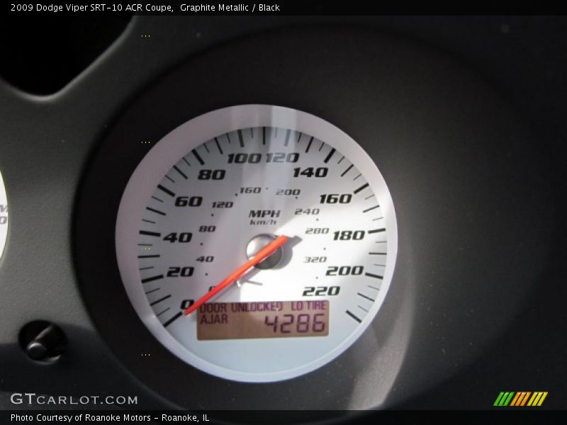 Graphite Metallic / Black 2009 Dodge Viper SRT-10 ACR Coupe
