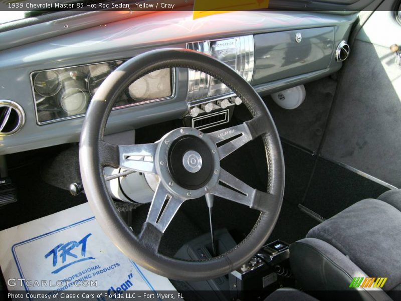Yellow / Gray 1939 Chevrolet Master 85 Hot Rod Sedan