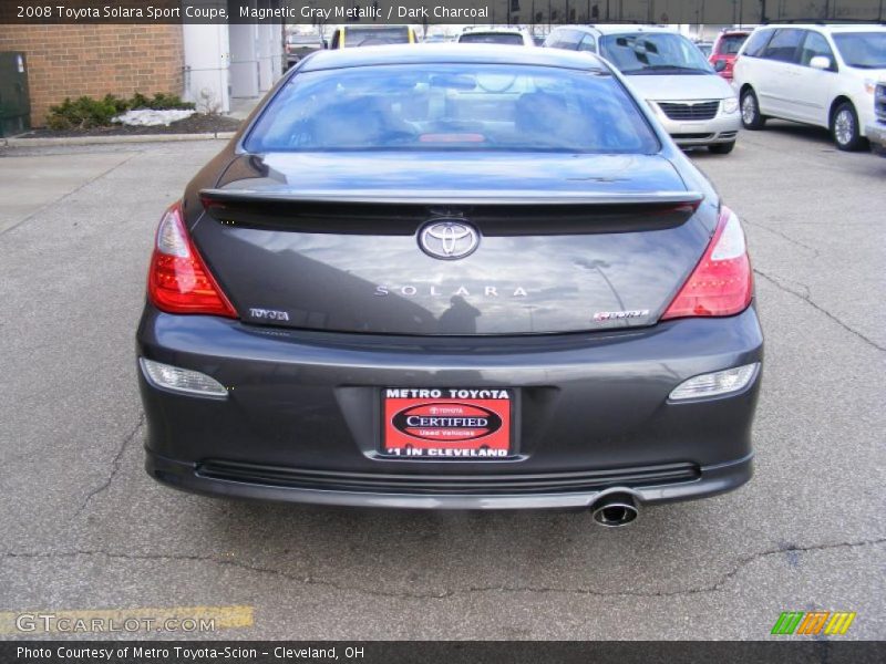 Magnetic Gray Metallic / Dark Charcoal 2008 Toyota Solara Sport Coupe