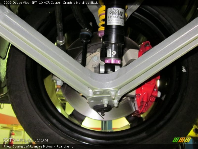Graphite Metallic / Black 2009 Dodge Viper SRT-10 ACR Coupe