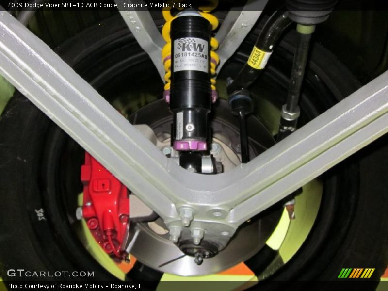 Graphite Metallic / Black 2009 Dodge Viper SRT-10 ACR Coupe