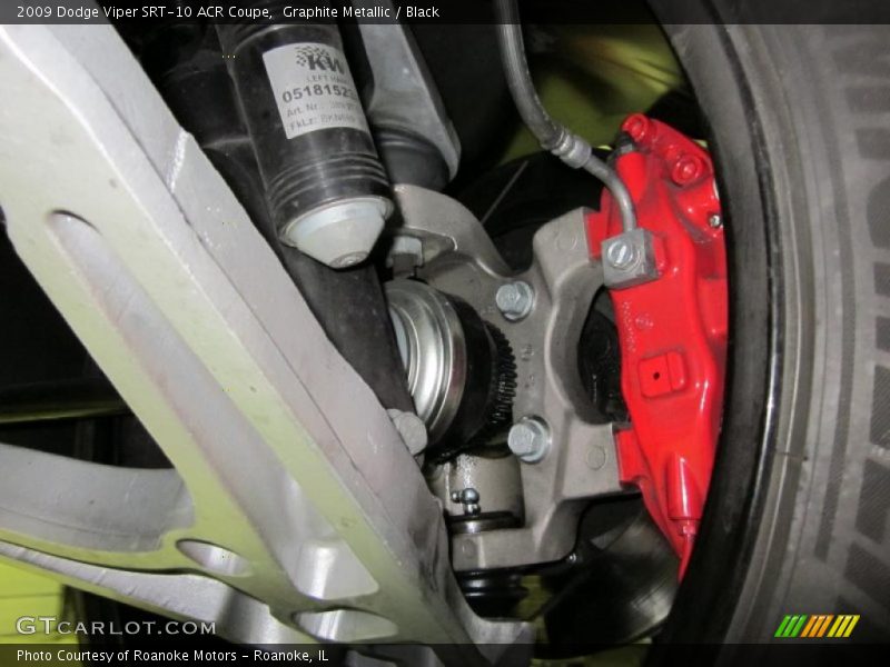 Graphite Metallic / Black 2009 Dodge Viper SRT-10 ACR Coupe