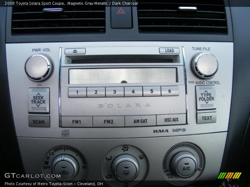 Magnetic Gray Metallic / Dark Charcoal 2008 Toyota Solara Sport Coupe