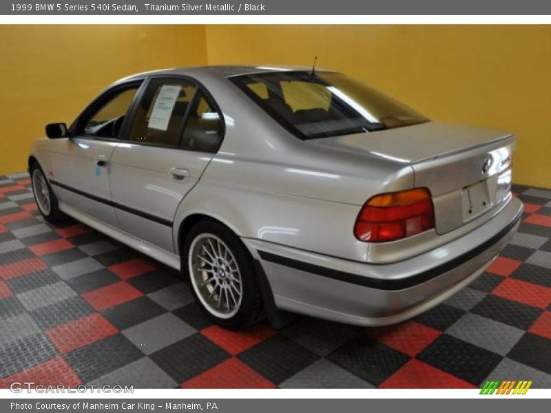 Titanium Silver Metallic / Black 1999 BMW 5 Series 540i Sedan