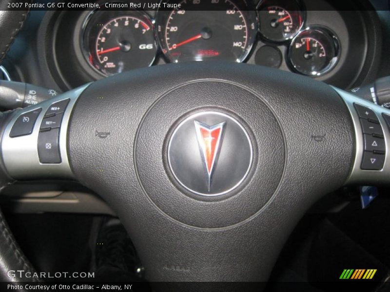 Crimson Red / Light Taupe 2007 Pontiac G6 GT Convertible