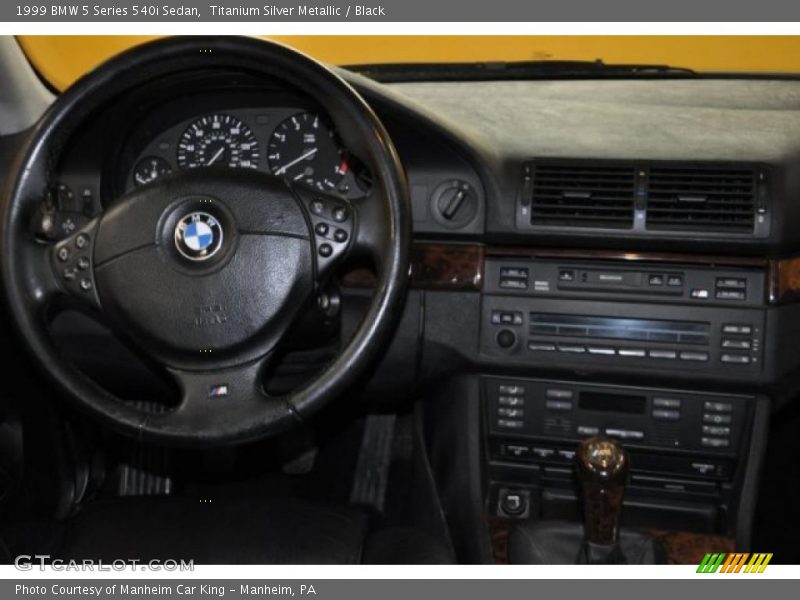 Titanium Silver Metallic / Black 1999 BMW 5 Series 540i Sedan
