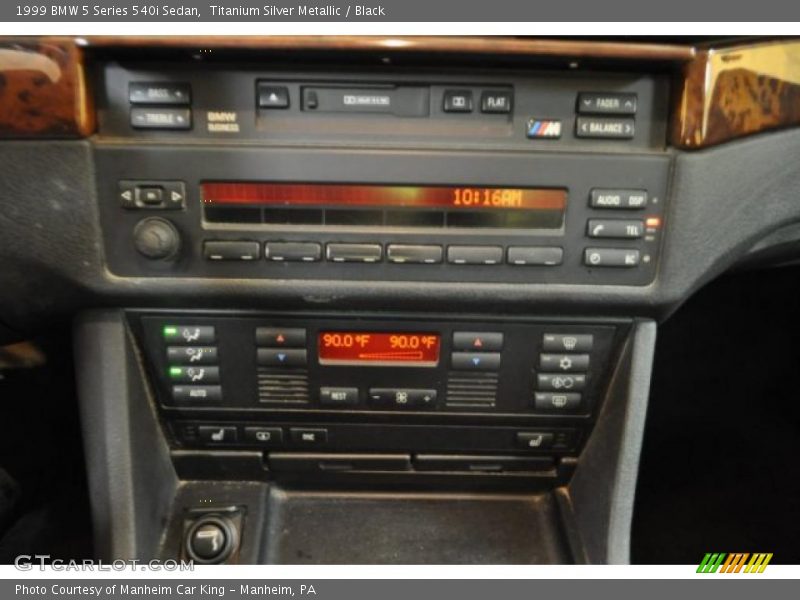 Titanium Silver Metallic / Black 1999 BMW 5 Series 540i Sedan