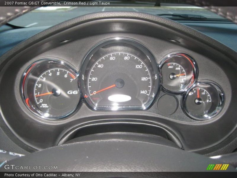 Crimson Red / Light Taupe 2007 Pontiac G6 GT Convertible