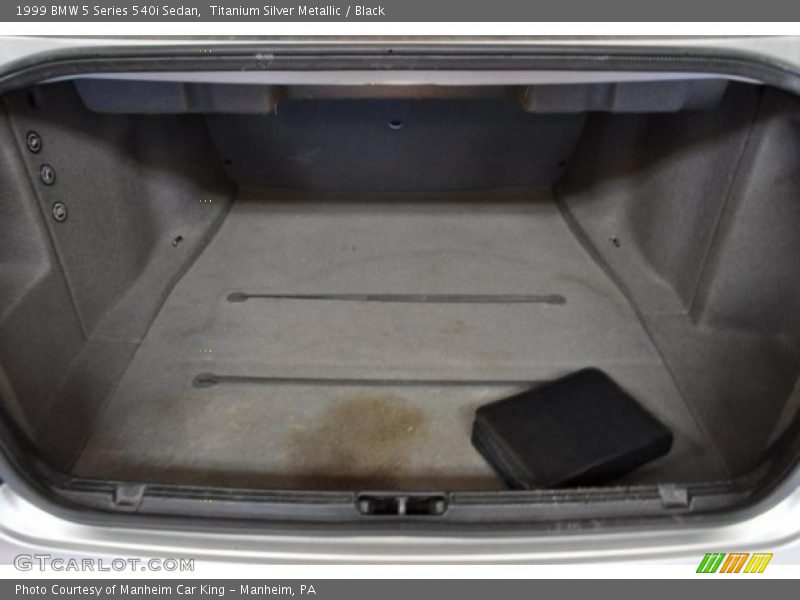 Titanium Silver Metallic / Black 1999 BMW 5 Series 540i Sedan