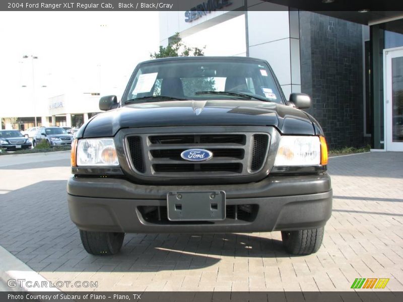 Black / Black/Gray 2004 Ford Ranger XLT Regular Cab