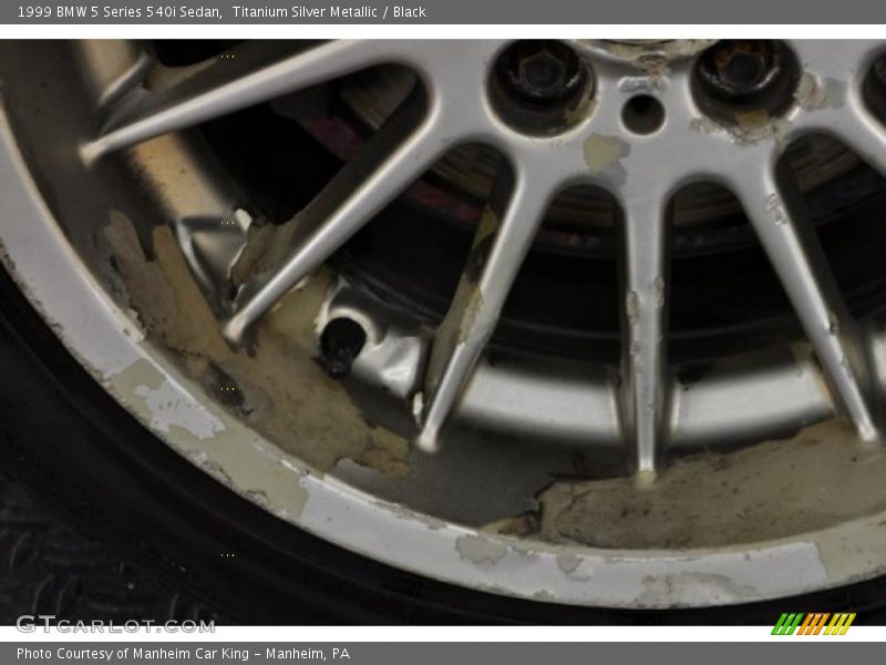 Titanium Silver Metallic / Black 1999 BMW 5 Series 540i Sedan