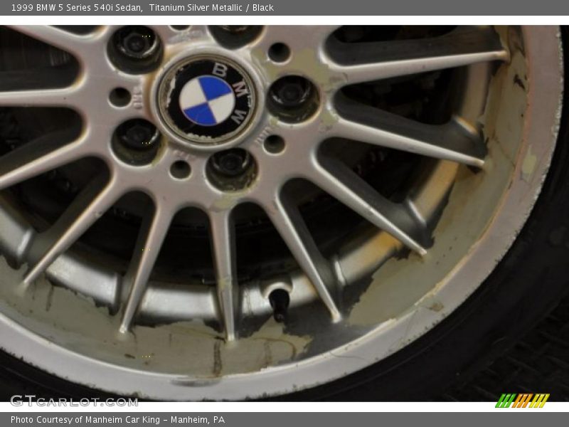 Titanium Silver Metallic / Black 1999 BMW 5 Series 540i Sedan