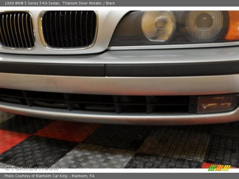 Titanium Silver Metallic / Black 1999 BMW 5 Series 540i Sedan