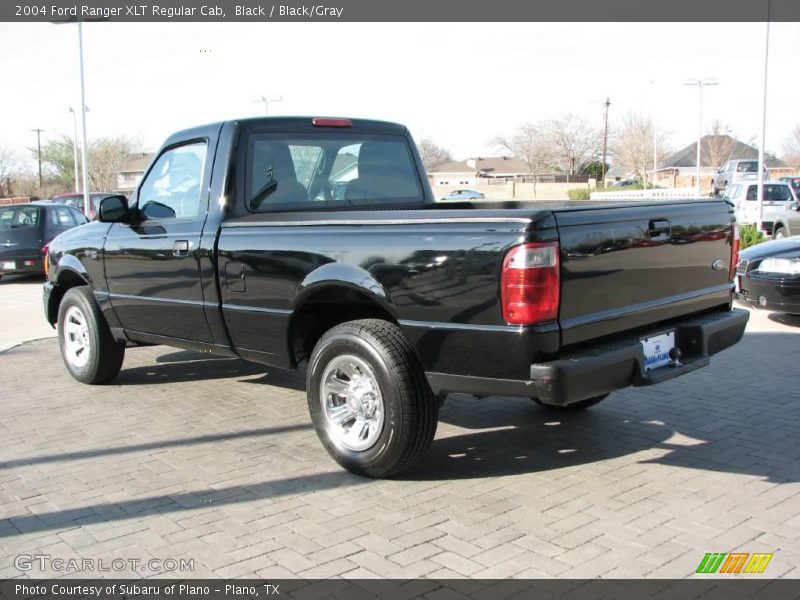 Black / Black/Gray 2004 Ford Ranger XLT Regular Cab