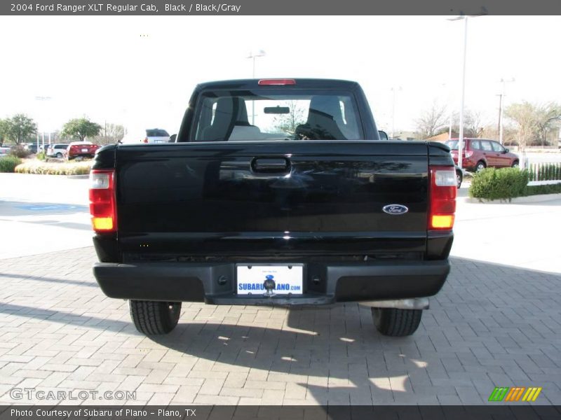 Black / Black/Gray 2004 Ford Ranger XLT Regular Cab