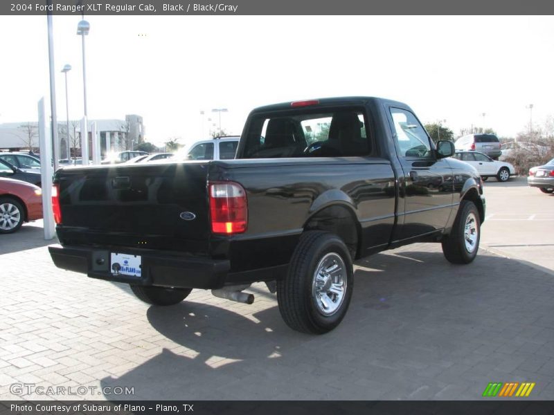 Black / Black/Gray 2004 Ford Ranger XLT Regular Cab