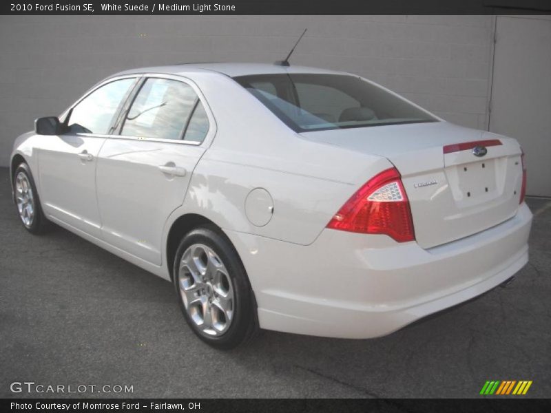 White Suede / Medium Light Stone 2010 Ford Fusion SE