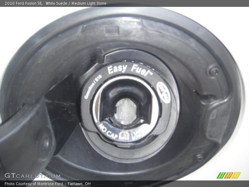 White Suede / Medium Light Stone 2010 Ford Fusion SE