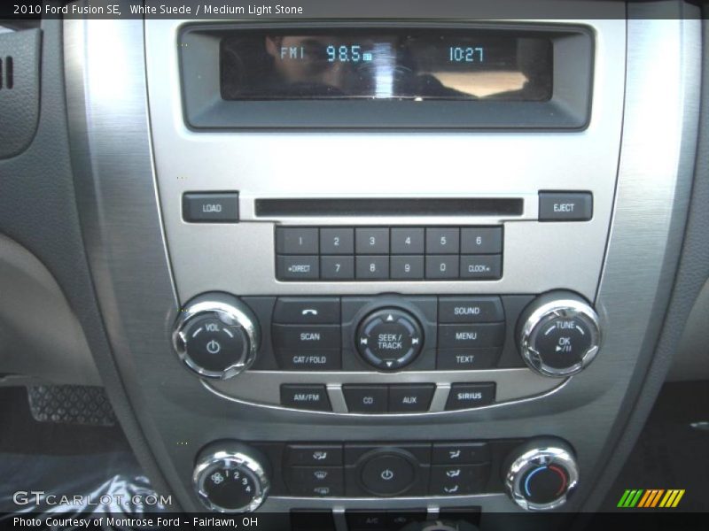 White Suede / Medium Light Stone 2010 Ford Fusion SE