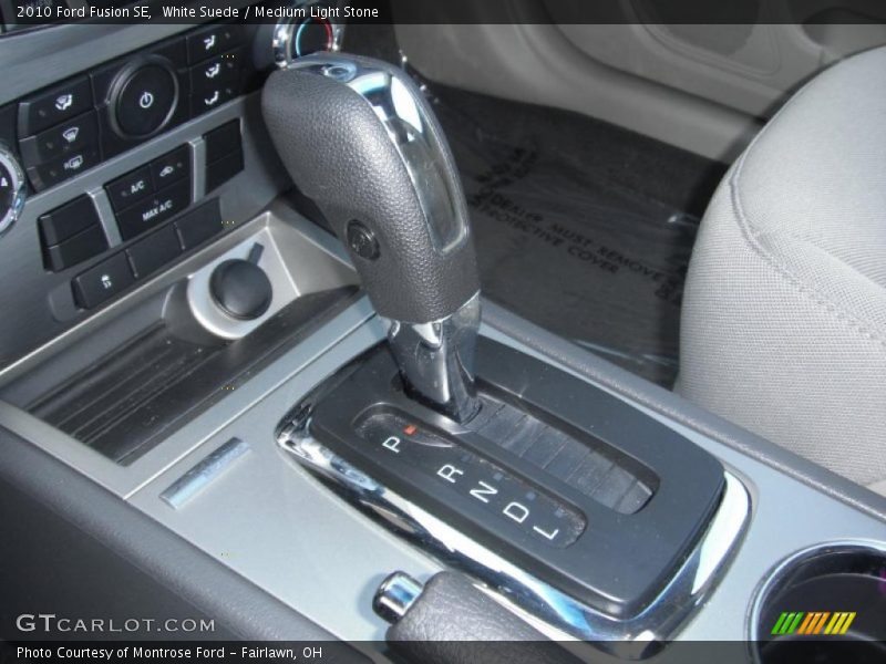 White Suede / Medium Light Stone 2010 Ford Fusion SE