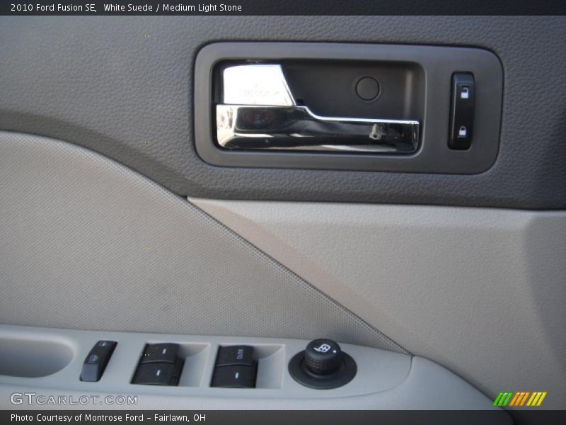 White Suede / Medium Light Stone 2010 Ford Fusion SE