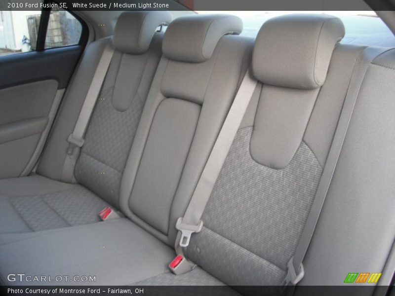 White Suede / Medium Light Stone 2010 Ford Fusion SE