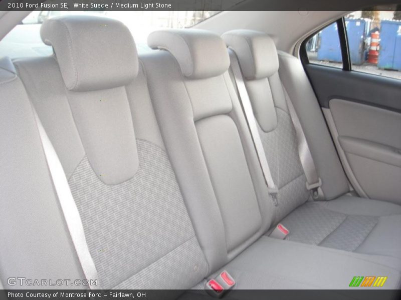 White Suede / Medium Light Stone 2010 Ford Fusion SE