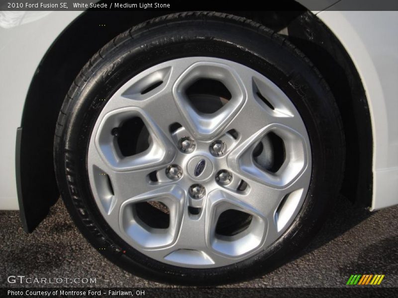 White Suede / Medium Light Stone 2010 Ford Fusion SE