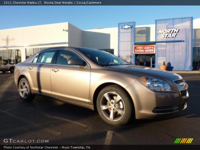 Mocha Steel Metallic / Cocoa/Cashmere 2011 Chevrolet Malibu LT