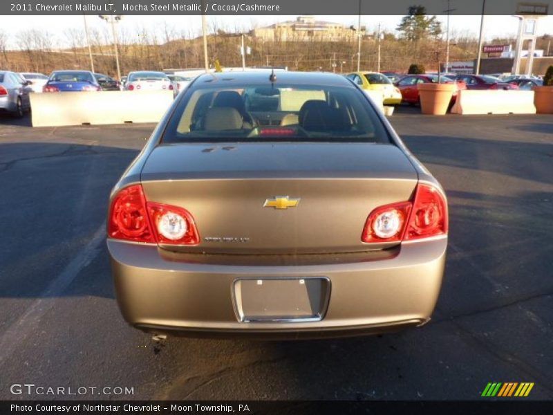 Mocha Steel Metallic / Cocoa/Cashmere 2011 Chevrolet Malibu LT