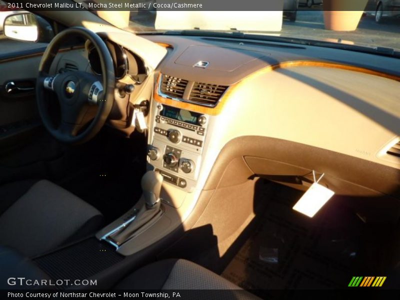 Mocha Steel Metallic / Cocoa/Cashmere 2011 Chevrolet Malibu LT