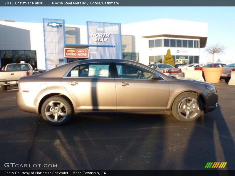 Mocha Steel Metallic / Cocoa/Cashmere 2011 Chevrolet Malibu LT