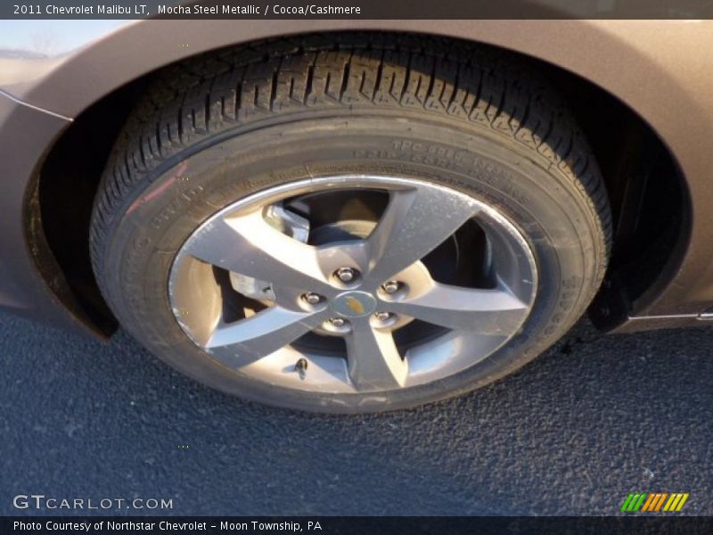 Mocha Steel Metallic / Cocoa/Cashmere 2011 Chevrolet Malibu LT