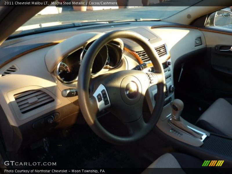 Mocha Steel Metallic / Cocoa/Cashmere 2011 Chevrolet Malibu LT