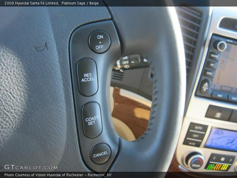 Controls of 2009 Santa Fe Limited