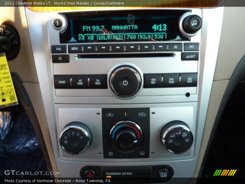 Mocha Steel Metallic / Cocoa/Cashmere 2011 Chevrolet Malibu LT