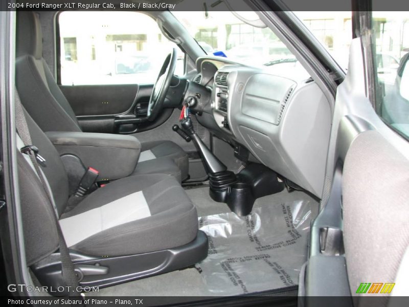 Black / Black/Gray 2004 Ford Ranger XLT Regular Cab