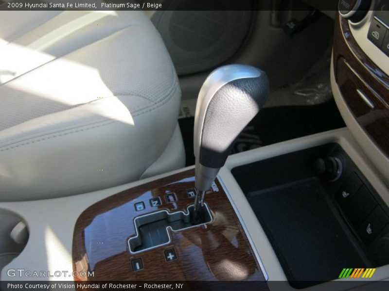  2009 Santa Fe Limited 5 Speed Shiftronic Automatic Shifter