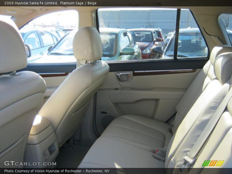  2009 Santa Fe Limited Beige Interior